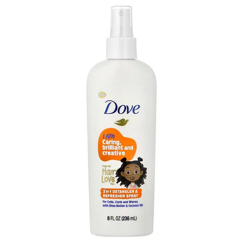 Dove, 2 in 1 Detangler & Refresher Spray, 8 fl oz (236 ml)