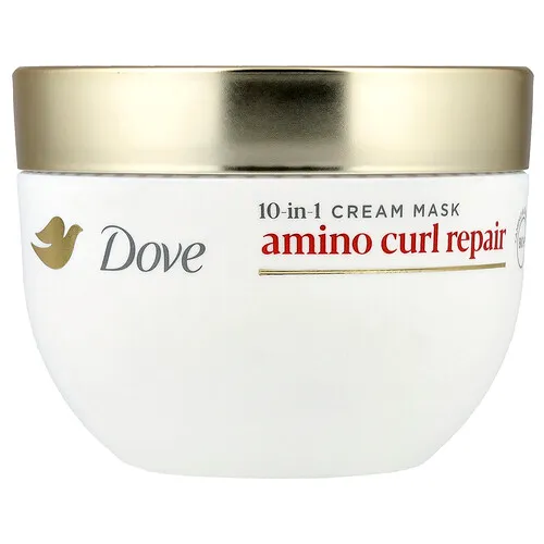 Dove, Amino Curl Repair, Mascarilla en crema 10 en 1, 260 g (9,2 oz)