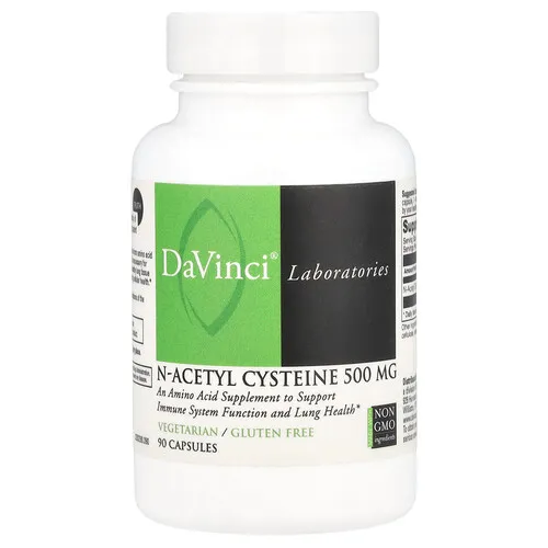 DaVinci Laboratories, N-acetilcisteína, 500 mg, 90 cápsulas