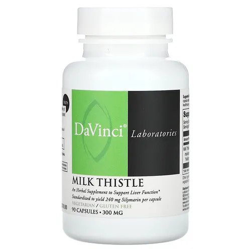 DaVinci Laboratories, Cardo mariano, 300 mg, 90 cápsulas