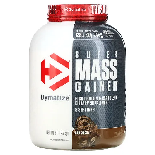 Dymatize, Super Mass Gainer™, Chocolate intenso, 2,7 kg (6 lb)