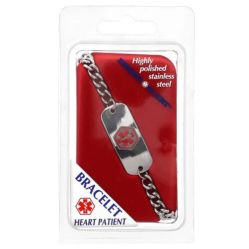 Emerge-Alert, Pulsera médica, Paciente cardíaco, 1 unidad