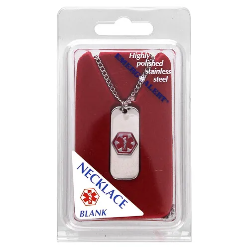 Emerge-Alert, Collar médico, En blanco, 1 unidad