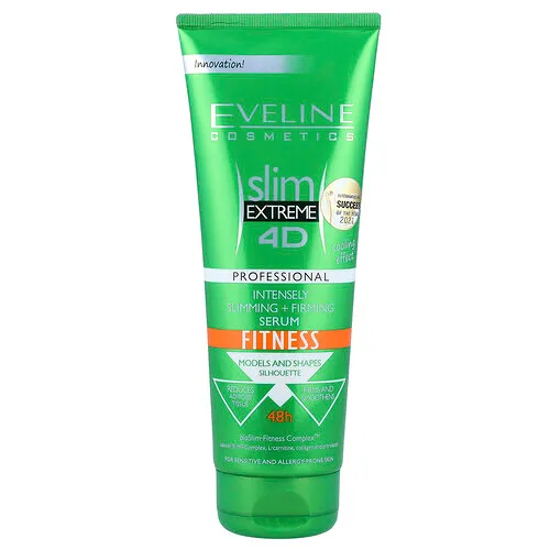 Eveline Cosmetics, Slim Extreme 4D, Sérum intensamente adelgazante y reafirmante, 250 ml (8,8 oz. líq.)