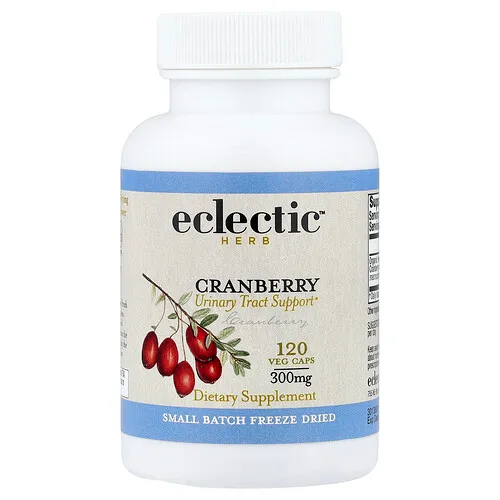Eclectic Herb, Arándano rojo, Refuerzo para las vías urinarias, 300 mg, 120 cápsulas vegetales