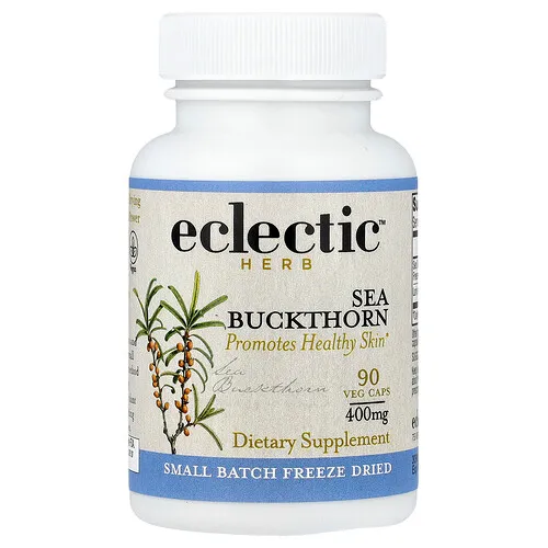 Eclectic Herb, Espino amarillo, Promueve la salud de la piel, 90 cápsulas vegetales
