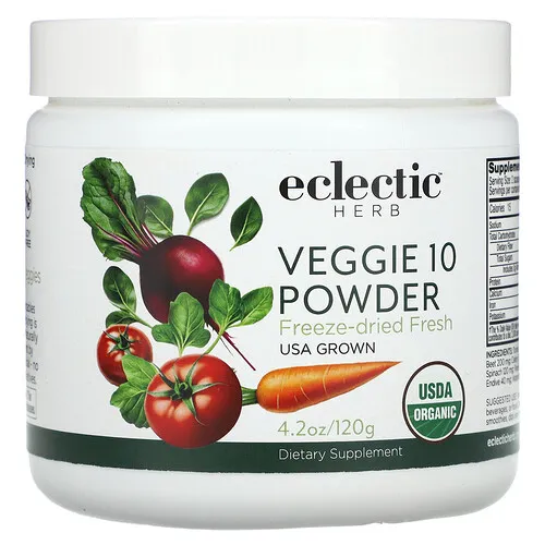 Eclectic Herb, Veggie 10 en polvo, 120 g (4,2 oz)