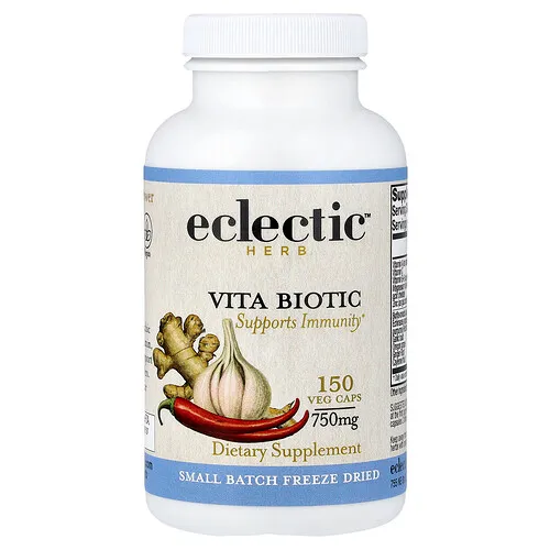 Eclectic Herb, Vita Biotic, Favorece el sistema inmunitario, 150 cápsulas vegetales