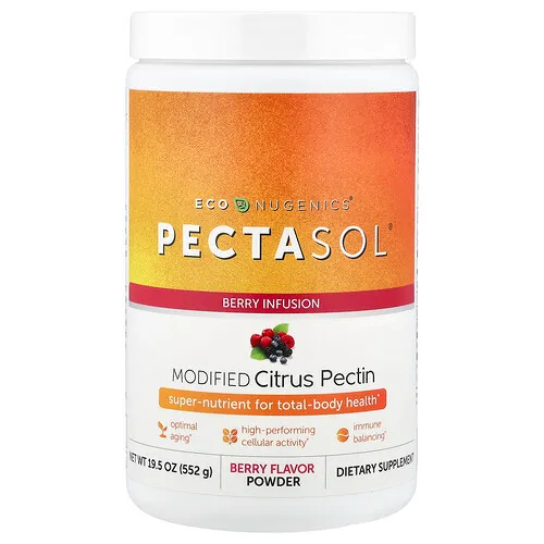 Econugenics, Pectina cítrica modificada PectaSol®, Infusión de bayas, 552 g (19,5 oz)