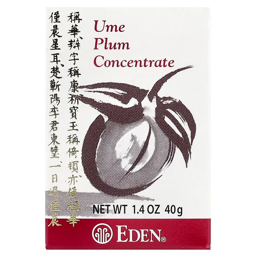 Eden Foods, Concentrado de ciruela ume, 1,4 oz (40 g)