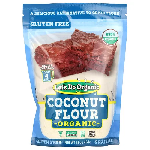 Let's Do Organic, Let's Do Organic, Harina de coco, 16 oz (454 g)