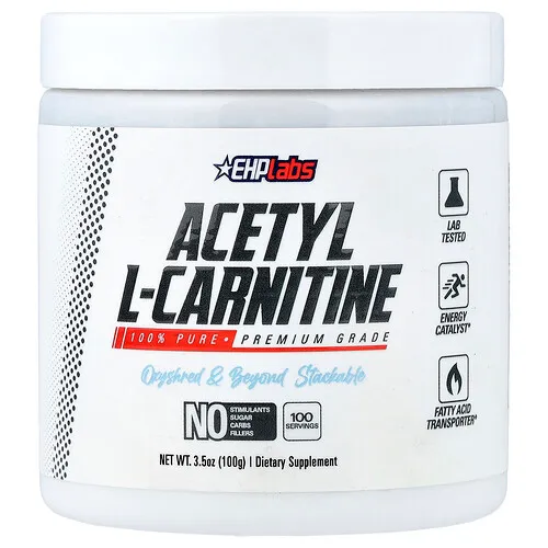 EHPlabs, Acetil L-carnitina`` 100 g (3,5 oz)