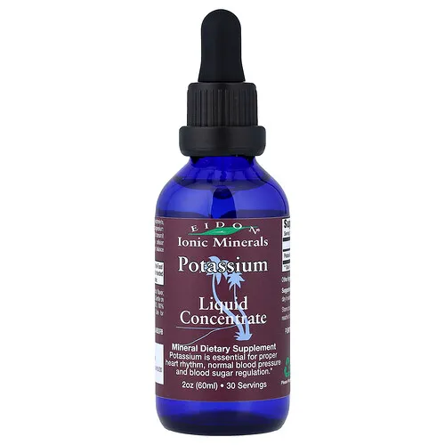 Eidon Ionic Minerals, Potasio, Concentrado líquido, 60 ml (2 oz)