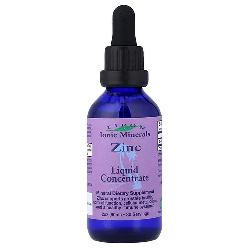Eidon Ionic Minerals, Ionic Minerals, Zinc, Concentrado líquido, 60 ml (2 oz)