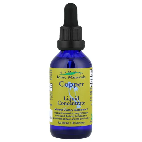 Eidon Ionic Minerals, Cobre, Concentrado líquido, 60 ml (2 oz)