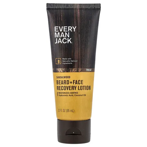 Every Man Jack, Loción de recuperación para rostro y barba, Sándalo, 95 ml (3,2 oz. líq.)