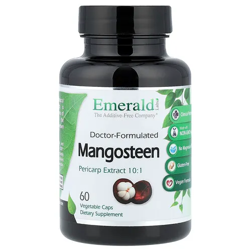 Emerald Laboratories, Mangostán, 60 cápsulas vegetales (600 mg por cápsula)
