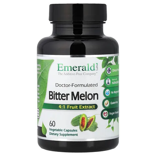 Emerald Laboratories, Melón amargo, 60 cápsulas vegetales (500 mg por cápsula)