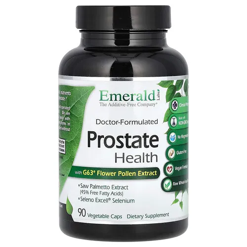Emerald Laboratories, Salud de la próstata, 90 cápsulas vegetales
