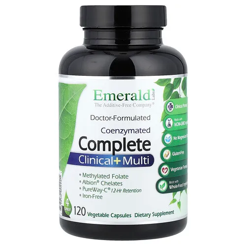 Emerald Laboratories, Suplemento clínico completo coenzimado con múltiples suplementos, 120 cápsulas vegetales