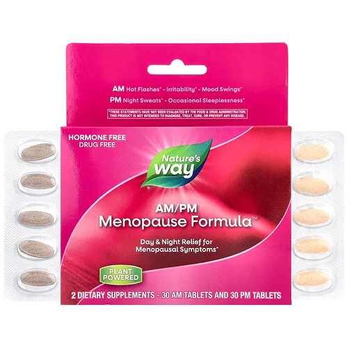 Nature's Way, AM/PM Menopause Formula™, 60 comprimidos