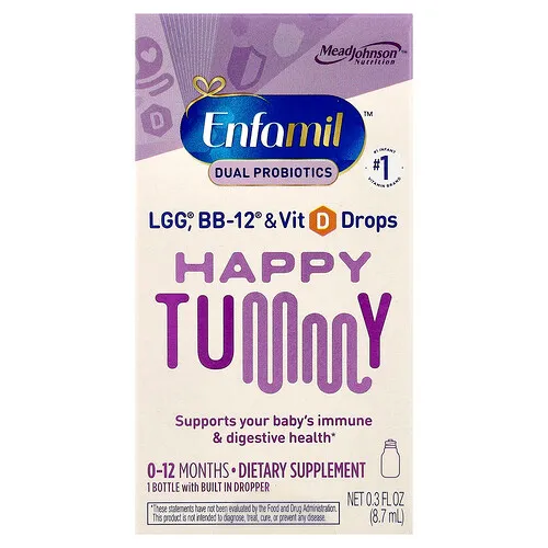 Enfamil, Happy Tummy, Bebés de 0 a 12 meses, 8,7 ml (0,3 oz. líq.)