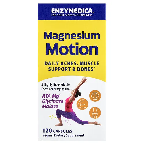 Enzymedica, Magnesio, 120 cápsulas (40 mg por cápsula)