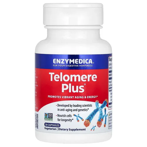 Enzymedica, Telomere Plus, 30 cápsulas