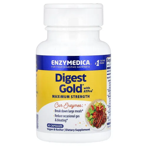 Enzymedica, Digest Gold® con ATPro®, 45 cápsulas