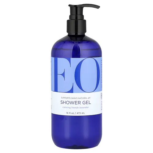 EO Products, Gel de ducha, Lavanda francesa calmante, 473 ml (16 oz. líq.)