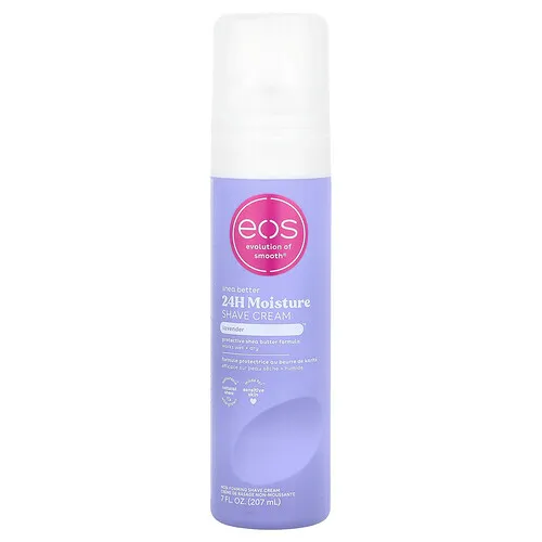 EOS, Shea Better™, Crema de afeitar humectante 24 horas, Lavanda, 207 ml (7 oz. líq.)