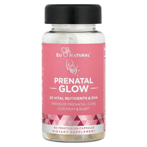 Eu Natural, Brillo prenatal, 60 cápsulas vegetales