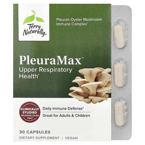 Terry Naturally, PleuraMax™, Salud de las vías respiratorias superiores, 30 cápsulas
