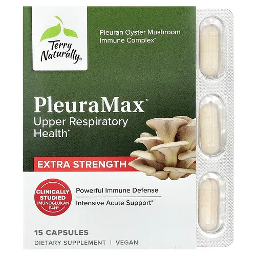 Terry Naturally, PleuraMax™, Salud de las vías respiratorias superiores, 15 cápsulas