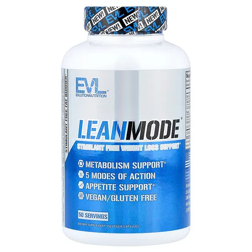 EVLution Nutrition, LeanMode®, Refuerzo para la pérdida de peso sin estimulantes, 150 cápsulas vegetales
