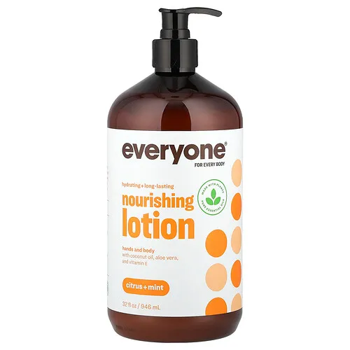 Everyone, Loción nutritiva para manos y cuerpo, Cítricos y menta, 946 ml (32 oz. Líq.)
