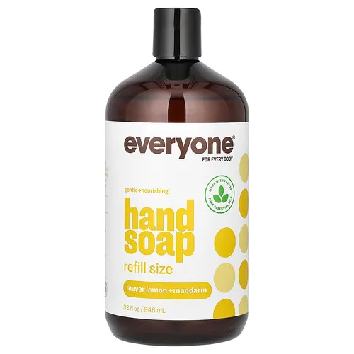 Everyone, Jabón para manos, Repuestos, Limón Meyer y mandarina, 946 ml (32 oz. líq.)