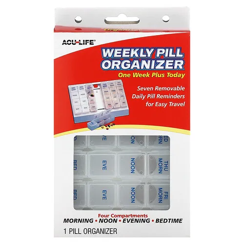 Ezy Dose, Pastillero semanal One Week Plus Today, 1 unidad