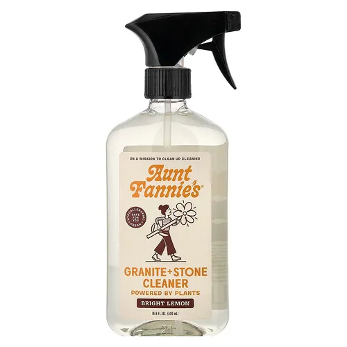 Aunt Fannie's, Limpiador de granito y piedras, Limón brillante, 500 ml (16,9 oz. líq.)