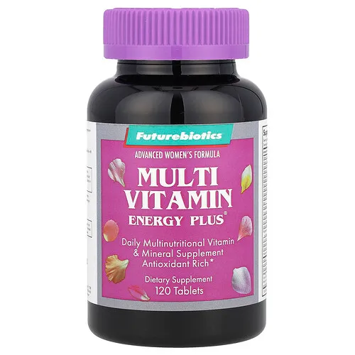 Futurebiotics, Suplemento multivitamínico Energy Plus®, 120 comprimidos