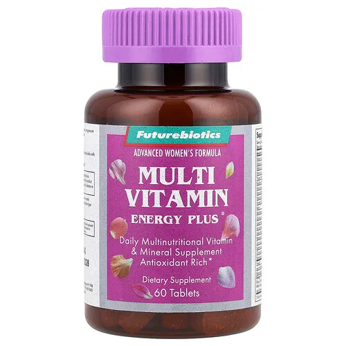 Futurebiotics, Fórmula avanzada para mujeres, Multi Vitamin Energy Plus, 60 comprimidos