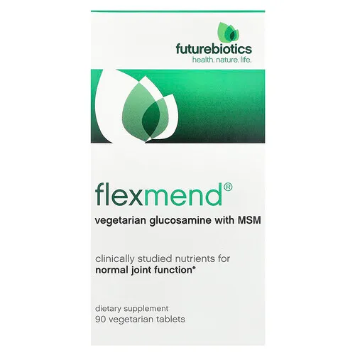 Futurebiotics, FlexMend®, Glucosamina vegetal con MSM, 90 comprimidos vegetales
