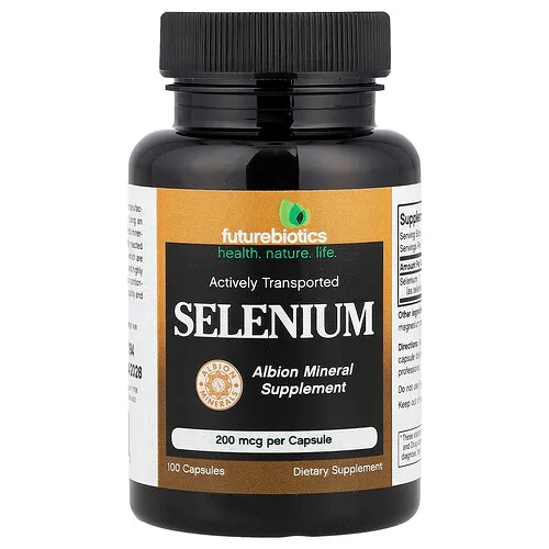 Futurebiotics, Selenio, 200 mcg, 100 cápsulas