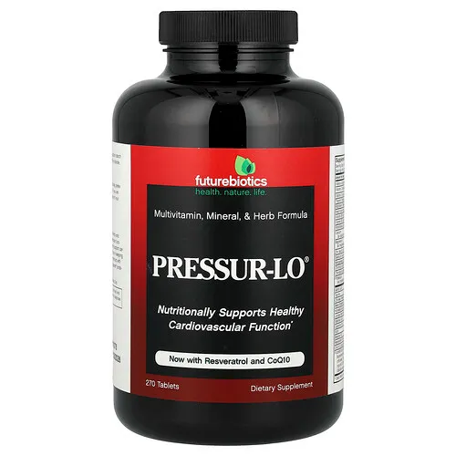 Futurebiotics, Pressur-Lo®, Fórmula con múltiples vitaminas, minerales y hierbas, 270 comprimidos