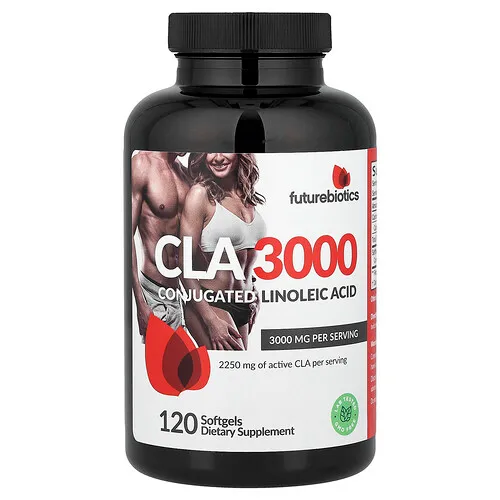 Futurebiotics, CLA 3000, 3000 mg, 120 cápsulas blandas