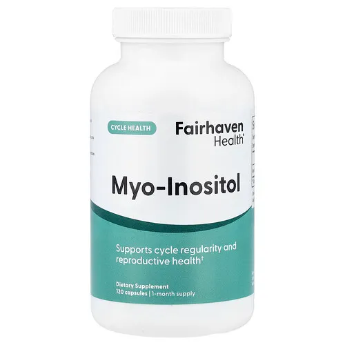Fairhaven Health, Mioinositol, 120 cápsulas (500 mg por cápsula)