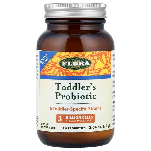 Flora, Flora, Suplemento probiótico para niños pequeños, 75 g (2,64 oz)
