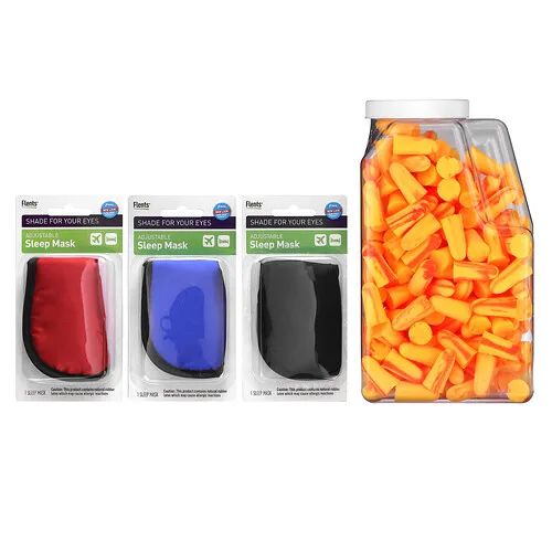 Flents, Kit de tapones para los oídos y mascarillas, Kit de 103 piezas