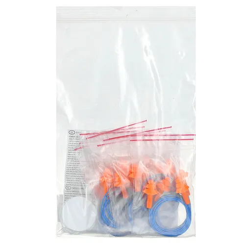 Flents, Tapones para los oídos reutilizables con cable, 10 pares
