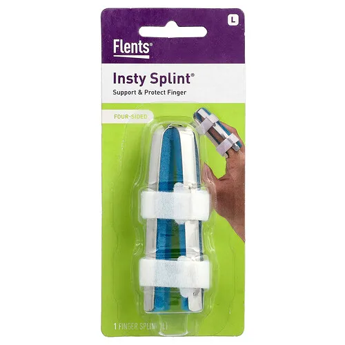 Flents, Insty Splint®, Férula para dedos en los cuatro lados, L, 1 unidad